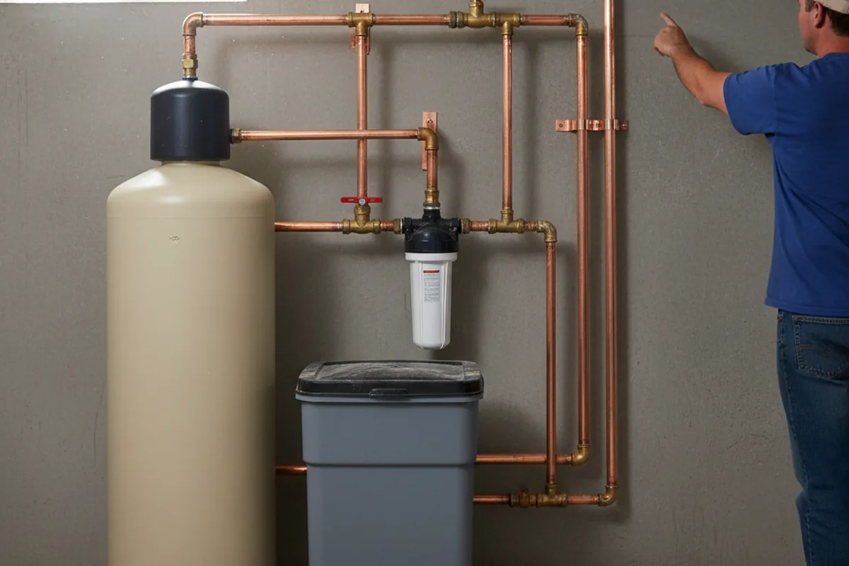 Whole-house water treatment system installed in Glenbrook